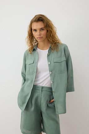 پیراهن خاکی زنانه Relaxed AURA BEA - کد 843268204