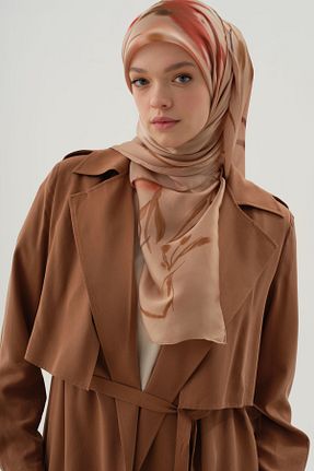 کت حجاب قهوه ای زنانه رگولار Tuğba - کد 935012573