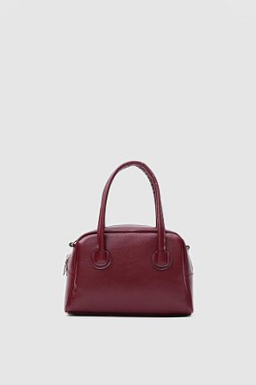 کیف پستچی زرشکی زنانه چرم مصنوعی Shule Bags - کد 935012374