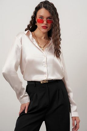 پیراهن بژ زنانه اورسایز Merterium - کد 902913842