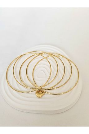 دستبند استیل (فولاد) بژ زنانه استیل (فولاد) Roya Happiness - کد 935030091
