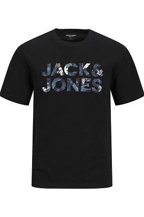 تیشرت مشکی مردانه رگولار Jack & Jones - کد 898377347