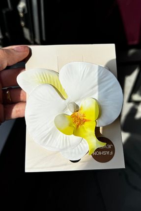 گیره سر سفید زنانه مودال Takıştır - کد 855771601