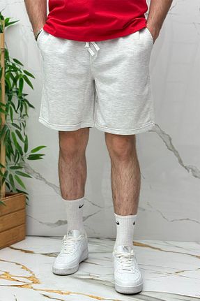 شلوارک و برمودا طوسی مردانه رگولار WAFRA - کد 935047540