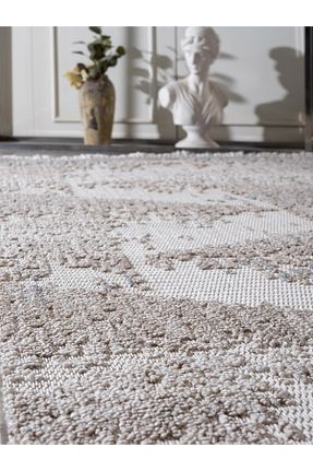 فرش بژ آنتی آلرژی Viviana Home - کد 849134448