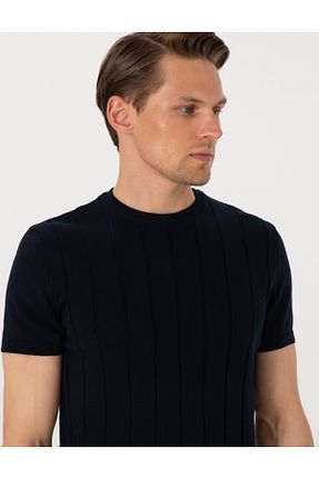 تیشرت سرمه ای مردانه اسلیم فیت Pierre Cardin - کد 935041435