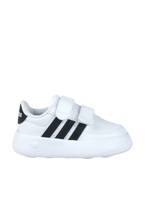 کفش اسنیکر سفید بچه گانه چسبی adidas - کد 797445106