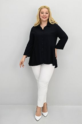 پیراهن سایز بزرگ مشکی زنانه سایز بزرگ Koza Butik - کد 935130841