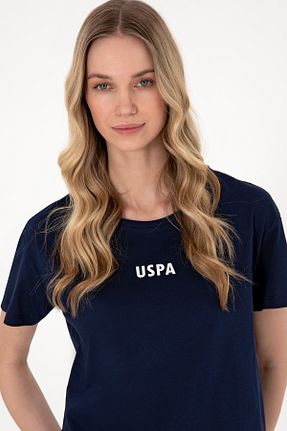 تیشرت سرمه ای زنانه یقه دوچرخه U.S. Polo Assn. - کد 935148024