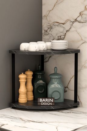 قفسه آشپزخانه سفید BARIN DESIGN - کد 917447053