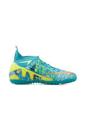 کفش فوتبال چمن مصنوعی فیروزه ای مردانه Techsport - کد 936182521