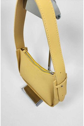 کیف دوشی زرد زنانه چرم مصنوعی STEEPPOLO - کد 817330629