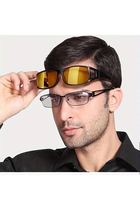 عینک آفتابی زرد زنانه UV400 DEPOKON - کد 935388948