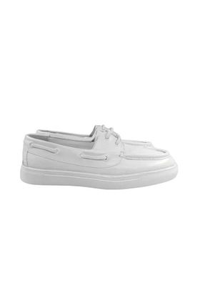 کفش کژوال سفید زنانه چرم خالص Oneka Shoes - کد 935151872