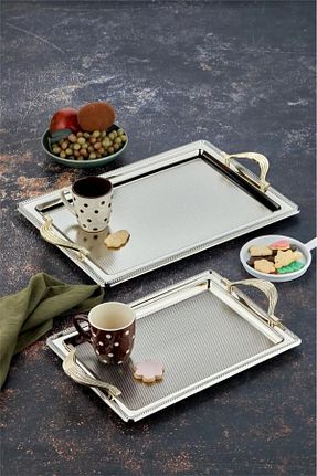 سینی طوسی استیل ضد زنگ VİNİVO - کد 829729602