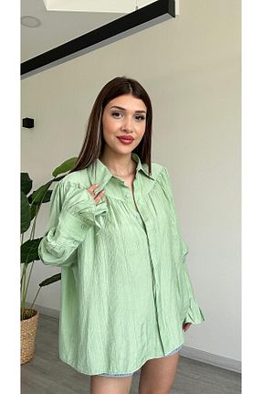 پیراهن سبز زنانه رگولار modadagiyim - کد 935438234