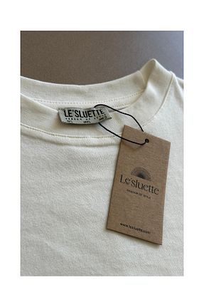تیشرت نباتی زنانه گشاد lesluette - کد 922303799
