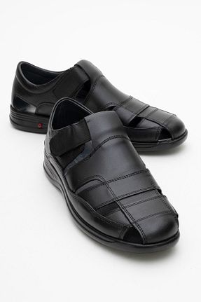 کفش کژوال مشکی مردانه چرم خالص maximoda - کد 935440862