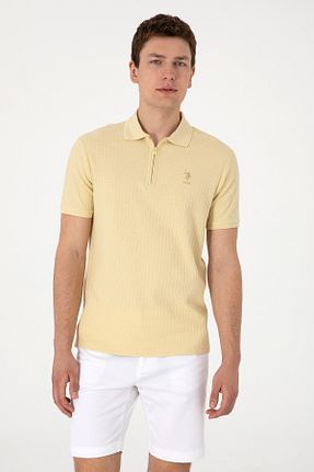 پولوشرت سبز مردانه پنبه ای U.S. Polo Assn. - کد 935274362