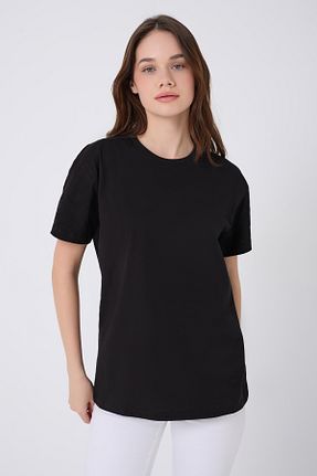 تیشرت مشکی زنانه رگولار BATIKAN COLLECTION - کد 928492472