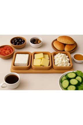 بشقاب رنگی چوب Saban - کد 935286515
