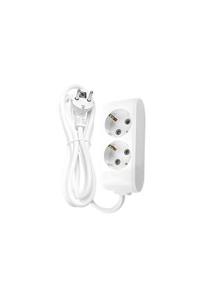 کابل افزودنی پریز گروهی سفید 2 VİKO - کد 935275142