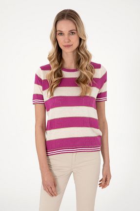 پلیور صورتی زنانه رگولار U.S. Polo Assn. - کد 935274972