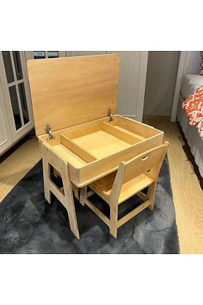 میز بازی و فعالیت قهوه ای چوب arionkids - کد 935274367