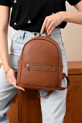کوله پشتی قهوه ای زنانه سایز متوسط Ebitte Woman Bags - کد 450259352