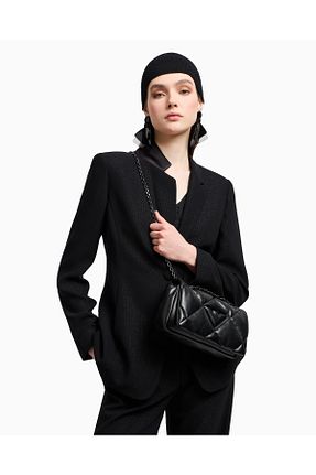 کیف دوشی مشکی زنانه چرم مصنوعی Emporio Armani - کد 935296463