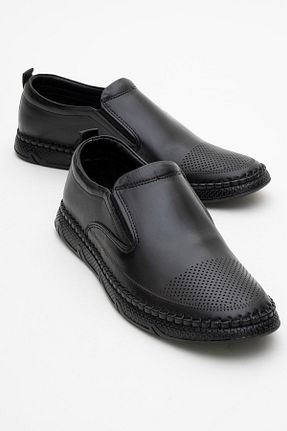 کفش کژوال مشکی مردانه چرم خالص maximoda - کد 935352738