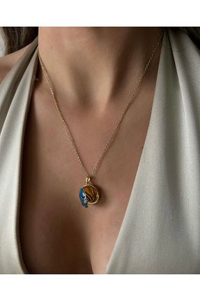گردنبند استیل ( فولاد ) سفید زنانه استیل ضد زنگ İNN JEWELLERY - کد 935366107
