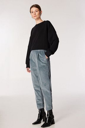شلوار سبز زنانه مخمل United Colors of Benetton - کد 935380641