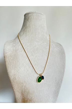 گردنبند جواهر متالیک زنانه Enki Design - کد 935441303