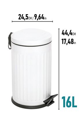 کیسه زباله سفید فلزی Zengin Çarşım - کد 838878861