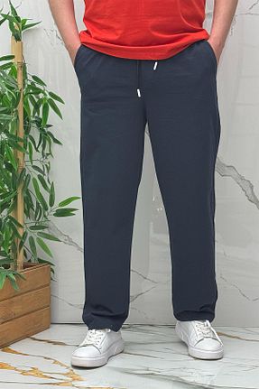 شلوار کرمگن مشکی مردانه رگولار WAFRA - کد 935449339
