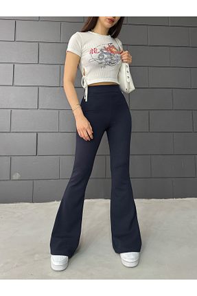 شلوار رنگی زنانه مخلوط پلی استر XORVİO - کد 935455636
