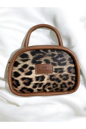 کیف دوشی قهوه ای زنانه چرم مصنوعی Melos Butik - کد 897039257