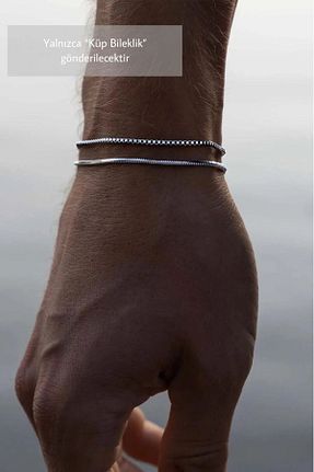 دستبند نقره سبز مردانه 925 عیار Ricco Jewellery - کد 840436820