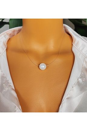 گردنبند جواهر رنگی زنانه مروارید Goşenefmafe - کد 935460335