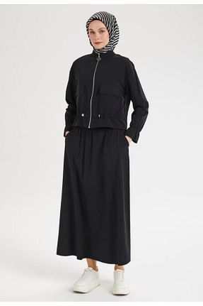 ست بالاتنه و پائین تنه حجاب مشکی زنانه Çan Armine TREND - کد 935460302