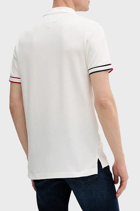 پولوشرت سفید مردانه رگولار Tommy Jeans - کد 935466253