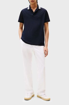 پولوشرت سرمه ای مردانه %100 پنبه Tommy Hilfiger - کد 935466371