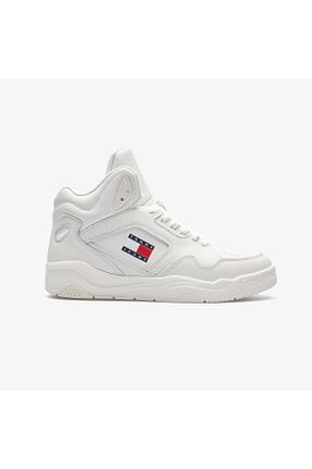 کفش اسنیکر سفید مردانه چرم اصل Tommy Hilfiger - کد 935468521