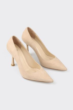کفش استایلیتو بژ پاشنه بلند (10 سانتی متر و بالاتر) Elle - کد 935470652