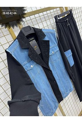 ست گرمکن مشکی زنانه پنبه ای Zen - کد 903751699