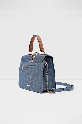 کیف دوشی آبی زنانه چرم مصنوعی Aldo - کد 935472300