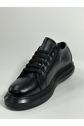 کفش اسنیکر مشکی مردانه بند دار cimes sport - کد 935483655