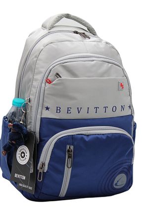 کیف مدرسه بژ زنانه پارچه ای Bevitton - کد 822580175
