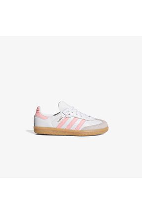 کفش اسنیکر سفید بچه گانه چسبی adidas - کد 933656052